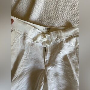 LOFT Lounge Linen Pants